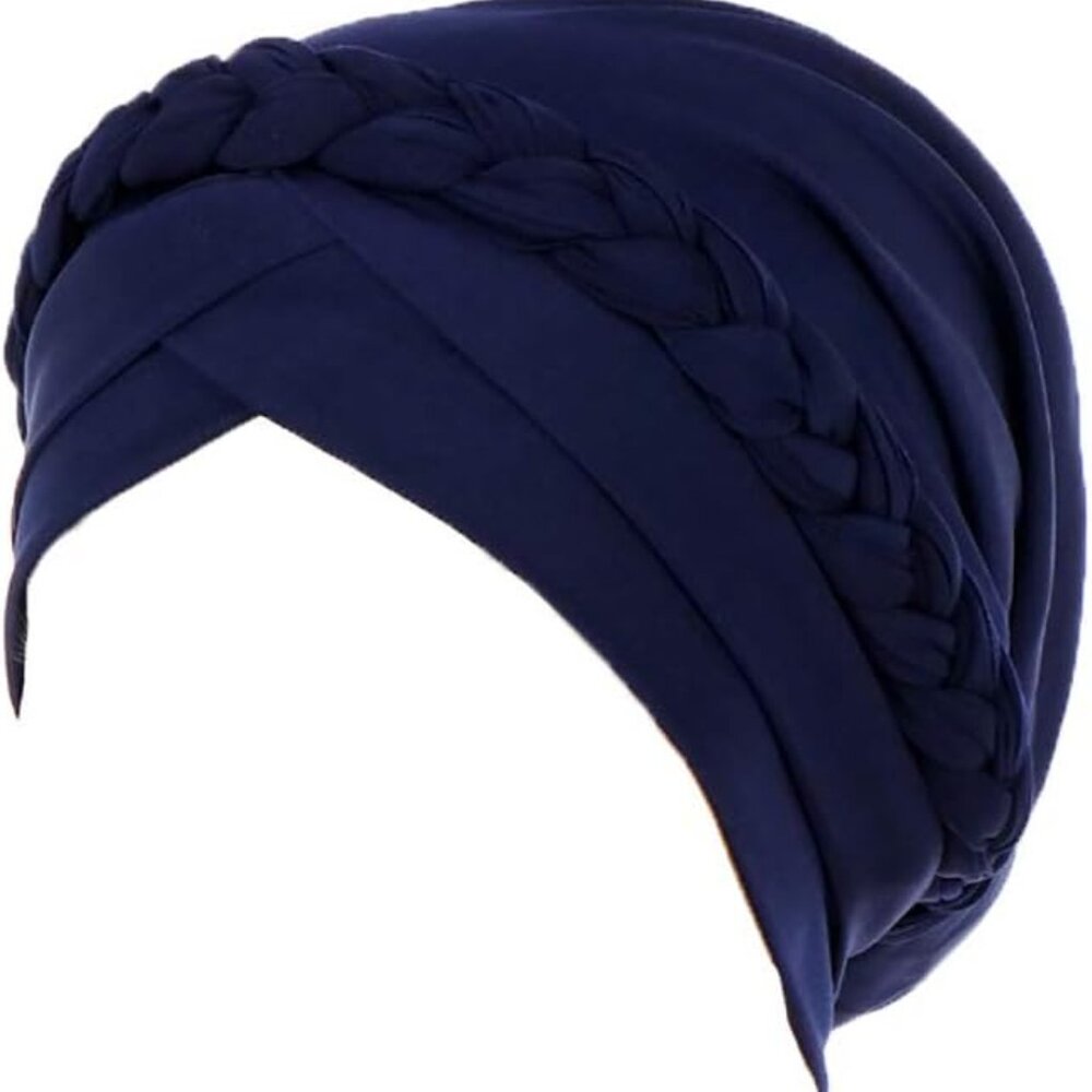 Cancer Chemo Beanies Bandana Headwrap Cap Satin Bonnet Head Scarf Hijab Braid Si